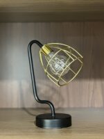 Golden Cage Lamp - Image 4