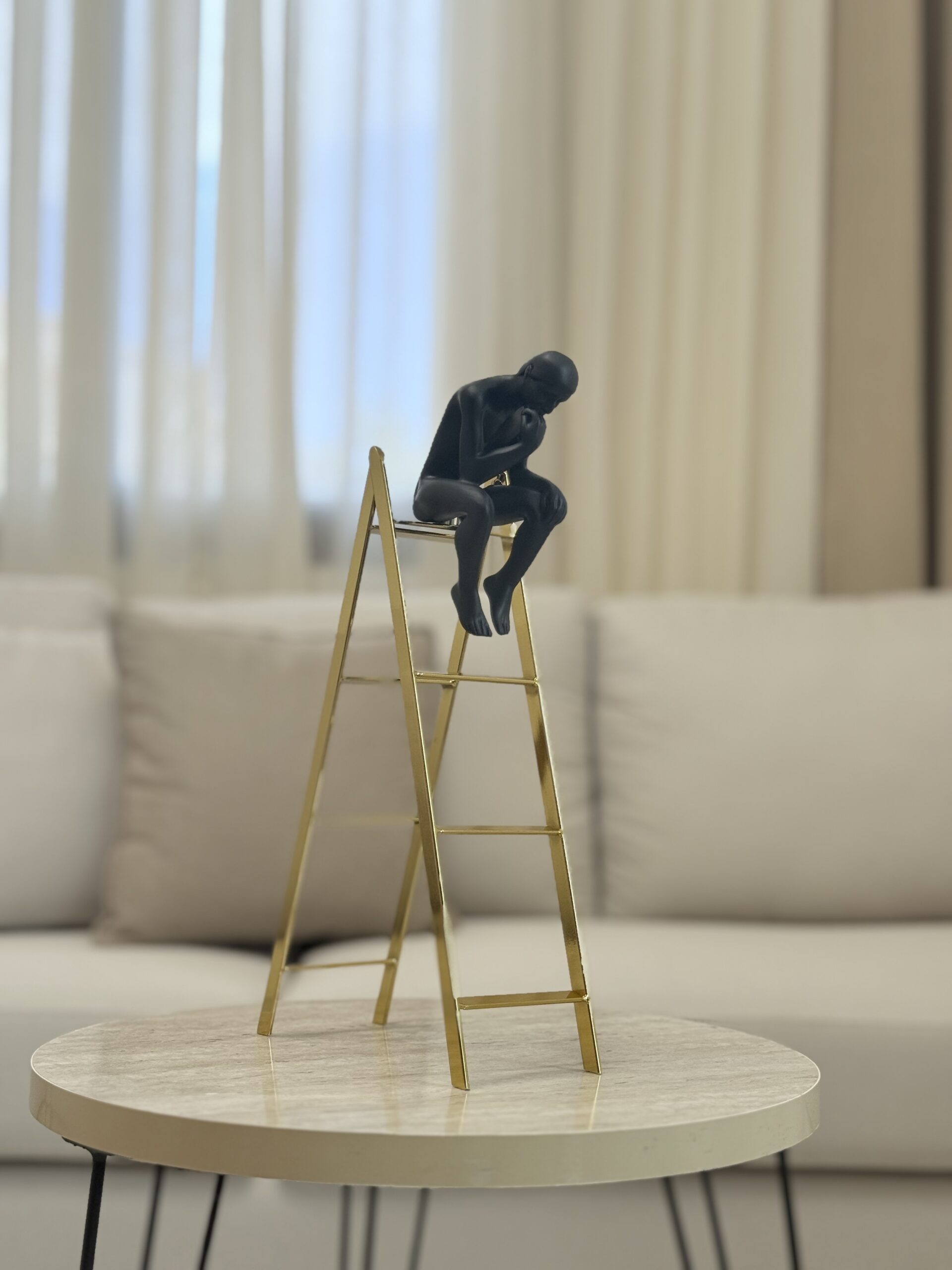 IMG_4790 Thinking Man on Stairs - Image 1