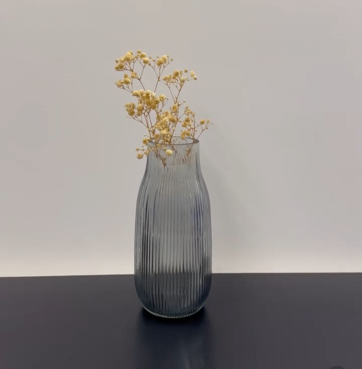 87 Smoky Linear Vase - Image 1