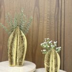 Golden Leaf Vase