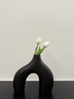 Arch Form Ceramic Vase - Image 2