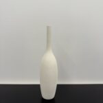 Stripe plain ceramic vase
