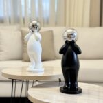 Ball-Head Resin Statue