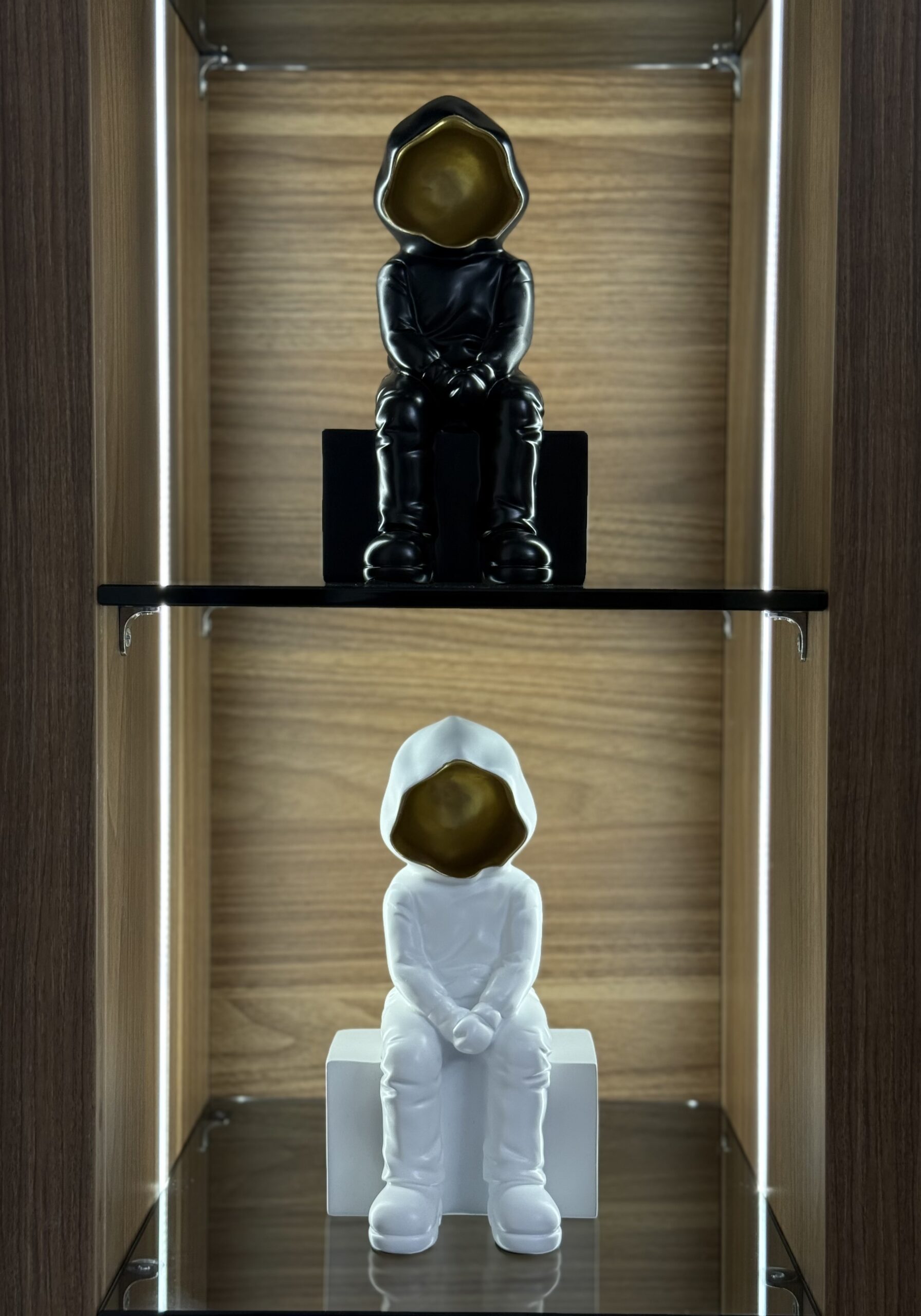 IMG_5249 Faceless Sitting Resin Statue - Image 1