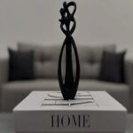 Abstract Embrace Couple Sculpture