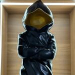 Faceless Hooded Resin Statue