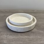 Round stone tray