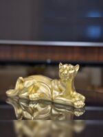 Sitting golden tiger